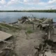 "El Titanic del Sava": barco histórico emerge en Serbia mientras el calor y la falta de lluvia secan los ríos de Europa