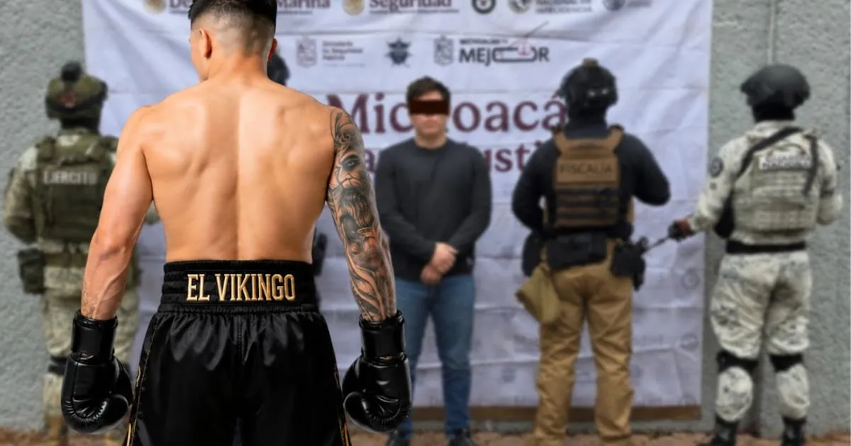 Entrenó con ‘Canelo’: Detienen a ‘El Vikingo’, boxeador acusado de extorsión en Michoacán