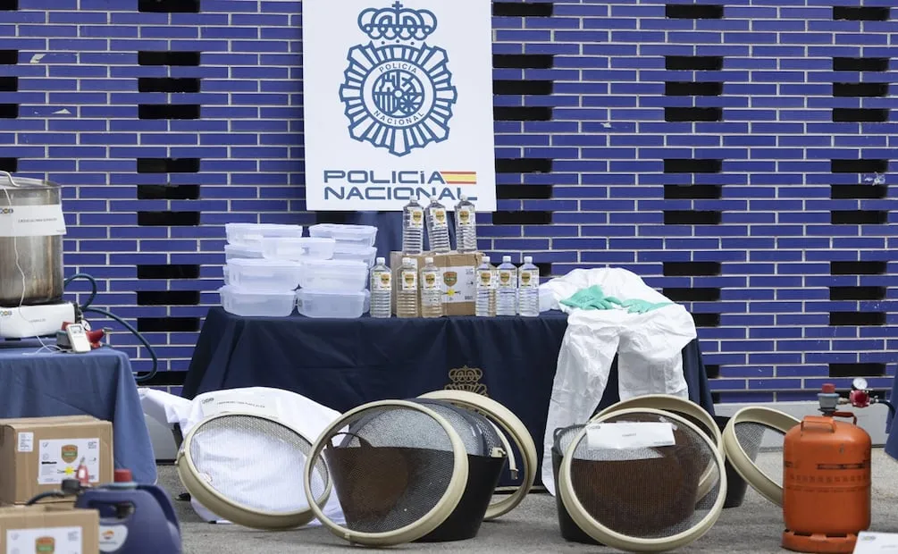 Golpe al Cártel Jalisco Nueva Generación en España: incautan 2.5 toneladas de metanfetamina y arrestan a mexicanos