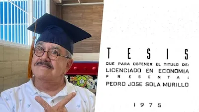 ‘La secretaria me hizo todo’: Así logró titularse Pedro Sola de la UNAM como economista