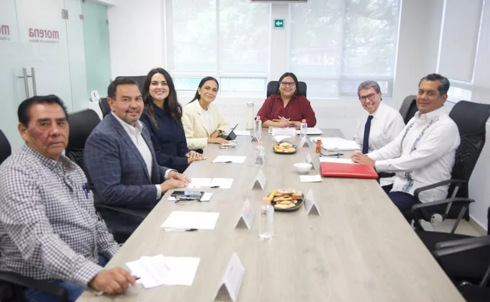 Reunión de Morena con aspirantes a las coordinaciones estatales en defensa de la transformación y la soberanía nacional de Baja California, Baja California Sur, Chihuahua, Nayarit, Sinaloa y Sonora. Foto: X @PartidoMorenaMx