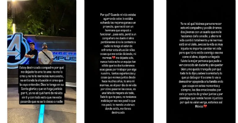 "No teníamos malicia, por eso nos pasó esto", dice influencer que estaba con César Gastélum al momento de su asesinato