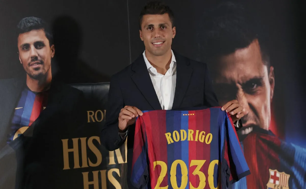 Rodri y su indirecta al Real Madrid: "El Barcelona era mi primera opción"