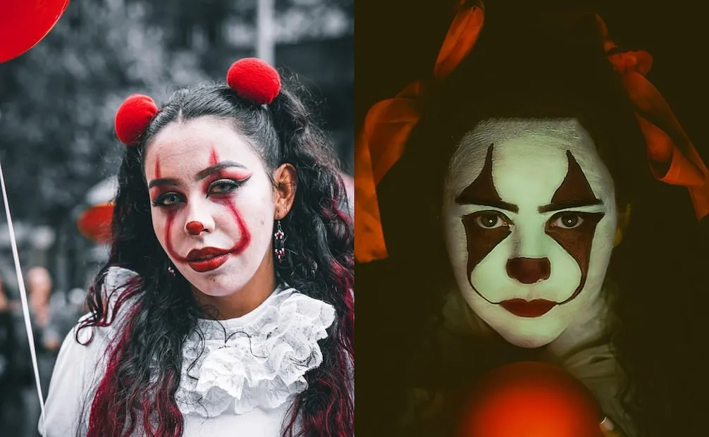 El maquillaje de Halloween permite experimentar con colores intensos y efectos terroríficos. Foto: Pexels