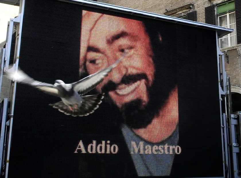 Luciano Pavarotti falleció un 6 de septiembre de 2007, a los 71 años, en su natal Módena, Italia.
Foto: AP, archivo