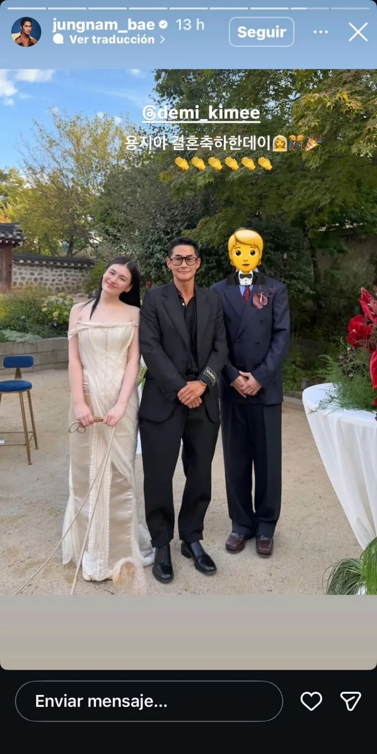 Actriz de "El zorro de las nueve colas" celebra su boda en Corea del Sur con su pareja no famosa