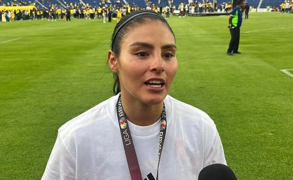 Karen Luna destaca el trabajo de América para ser campeones de la Liga MX Femenil / Foto: Alberto Vargas-EL UNIVERSAL