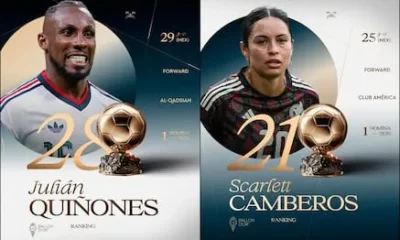 Charlyn Corral gana el Balón de Oro a la Mejor Delantera del Año; hace historia para México