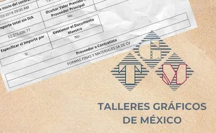 Empresas ligadas a Clan Taddei también recibieron contratos de Talleres Gráficos; suman 278 mdp