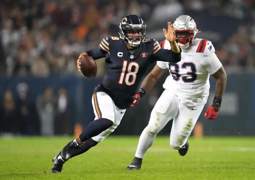 New England Patriots y Chicago Bears en la Semana 7 de la NFL - Foto: AFP