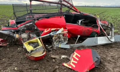Chocan dos helicópteros en EU: Desplome deja tres muertos en Oregón