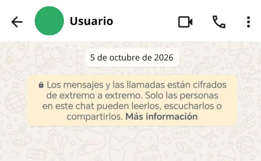 Los chats de WhatsApp mantienen el cifrado de extremo a extremo, incluso al utilizar la conexión mediante un servidor proxy. Foto: Captura de Pantalla