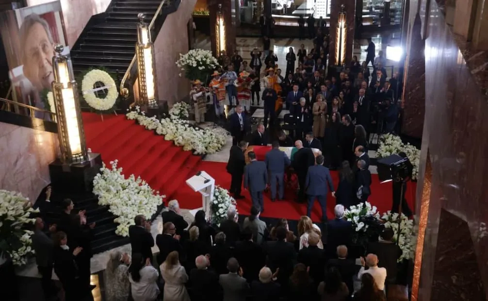 Aspectos del homenaje de cuerpo presente a Cuauhtémoc Cárdenas en el Palacio de Bellas Artes, el 30 de octubre de 2026. Foto: Fernanda Rojas / EL UNIVERSAL