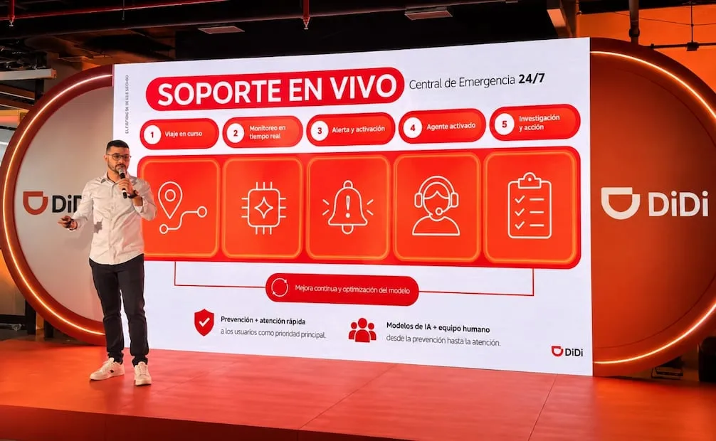 La plataforma también presentó una integración tecnológica con Axon 911 para compartir información con las autoridades. Foto: Israel Rivera