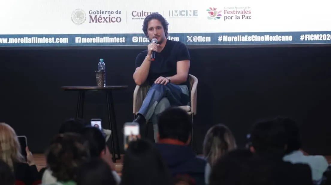 Diego Boneta en el Festival Internacional de Cine de Morelia.
Foto: Fernanda Rojas / EL UNIVERSAL