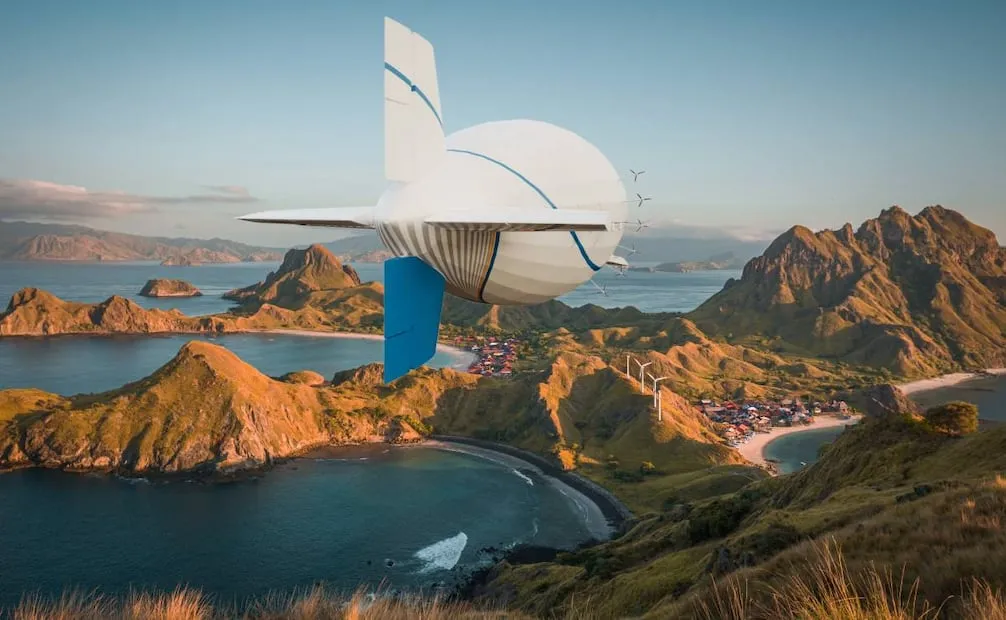 Flying Whales a través de X. Foto: X @_FLYING_WHALES_