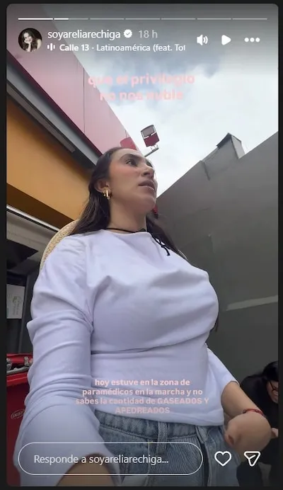 ‘Empezaron a lanzar gas a la gente’: Tammy Parra y otros influencer relatan marcha por el agua en Guadalajara