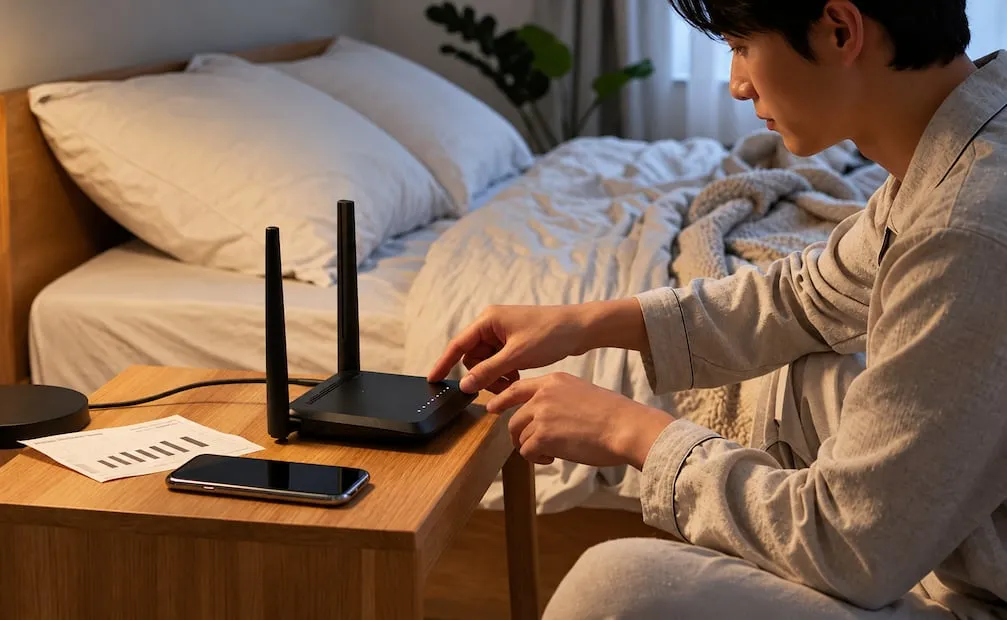 Si ningún equipo necesita conexión nocturna, puedes programar el apagado del WiFi durante las horas de descanso. Foto: Pixabay