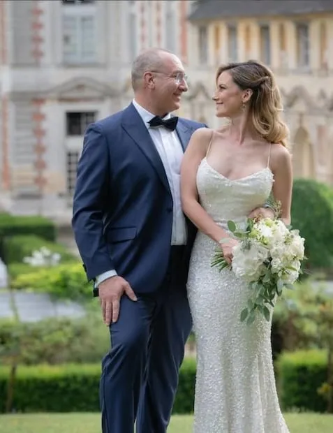 Altair Jarabo y Frédéric García se casaron en agosto de 2021 en una ceremonia celebrada en Francia, en el Château de Vallery. 