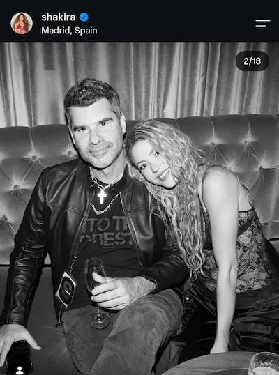 (FOTO) Shakira reaparece con Antonio de la Rúa, ‘ex’ al que dedicó ‘Día de enero’ y ‘hoy es amigo’