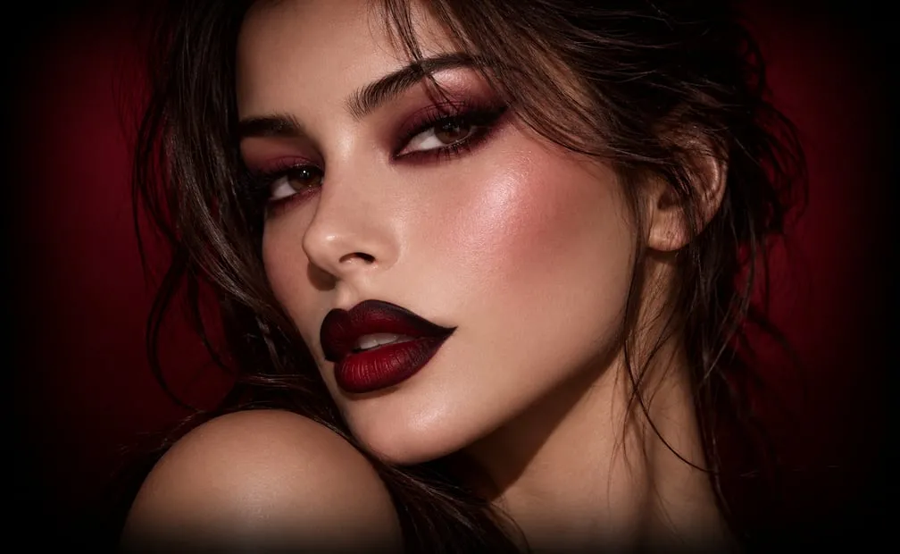 Labios con efecto vampiro. Foto: Imagen generada con IA