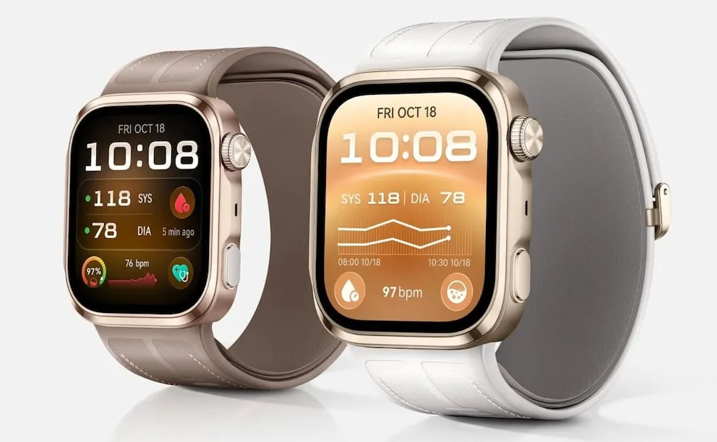 El Huawei Watch D3 puede medir la presión arterial del usuario; el reloj ya está en preventa en México. Imagen: Huawei