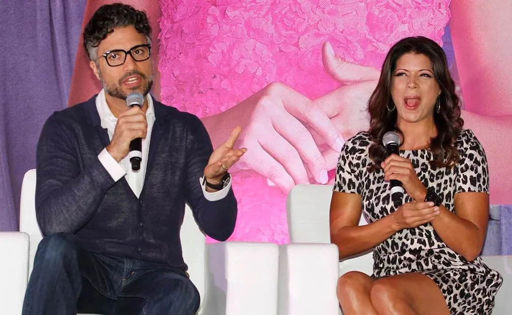 Jaime Camil y Gina Rodríguez. Foto: Archivo/EL UNIVERSAL.