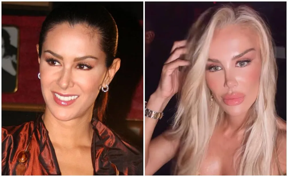 Ninel Conde en 2006 y en 2026 respectivamente.
Archivo EL UNIVERSAL/Instagram ninelconde