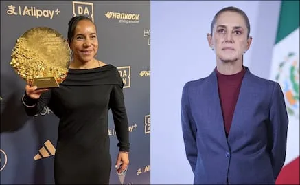 Charlyn Corral recibe emotiva felicitación de Claudia Sheinbaum; ganar el Balón de Oro es un "orgullo"