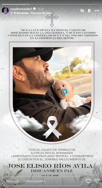 El Komander cancela concierto tras la muerte de su hijo José Eliseo.