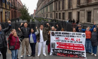 ¡Ni el aumento frena las protestas! Trabajadores del IMSS anuncian marcha nacional para el 30 de octubre
