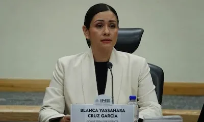 Nueva presidenta del INE, Blanca Cruz, niega vínculos con contratista ligado a Guadalupe Taddei
