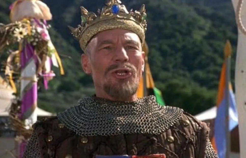 Patrick Stewart en "Las locas aventuras de Robin Hood" (1993). Foto: IMDb.