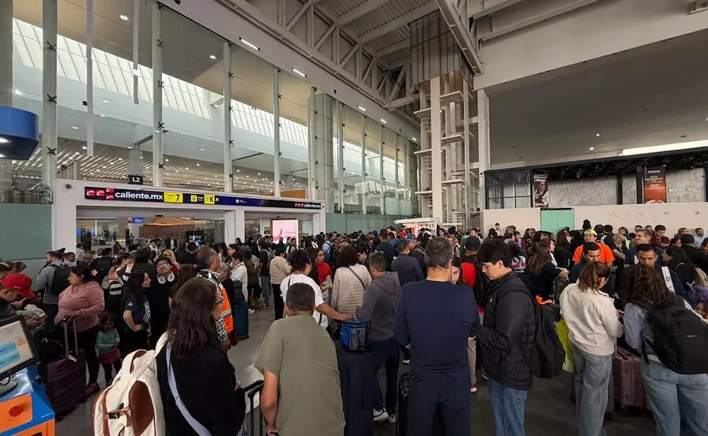 Realizan simulacro de sismo en el Aeropuerto Internacional de la Ciudad de México. Foto: AICM Vía @AICM_mx