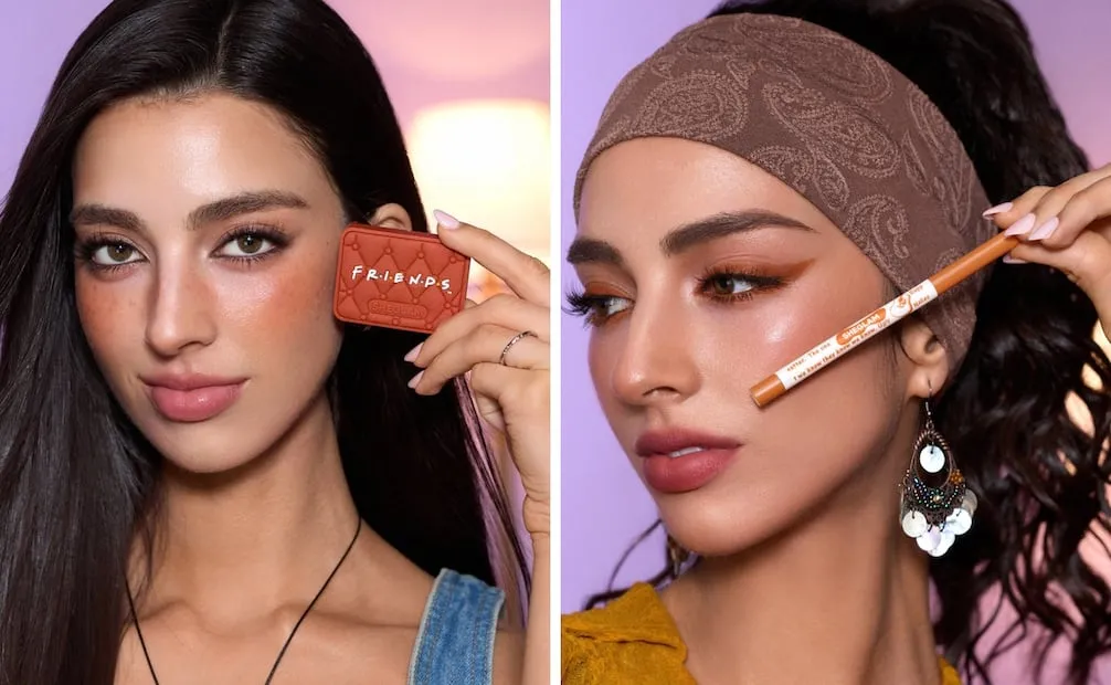 La colección de "Friends" de Sheglam incluye labiales, delineadores, rubores y sombras de ojos. Foto: Cortesía Sheglam