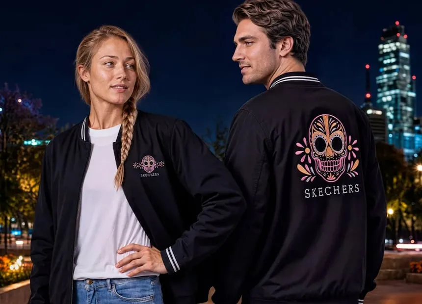 Skechers celebra el Día de Muertos con una edición especial de tenis, inspirada en las tradiciones mexicanas. Foto: Skechers