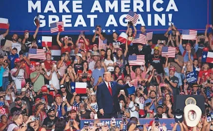 Trump aportará 400 mdd a campaña de republicanos; demócratas podrían recuperar control del Congreso, según encuestas